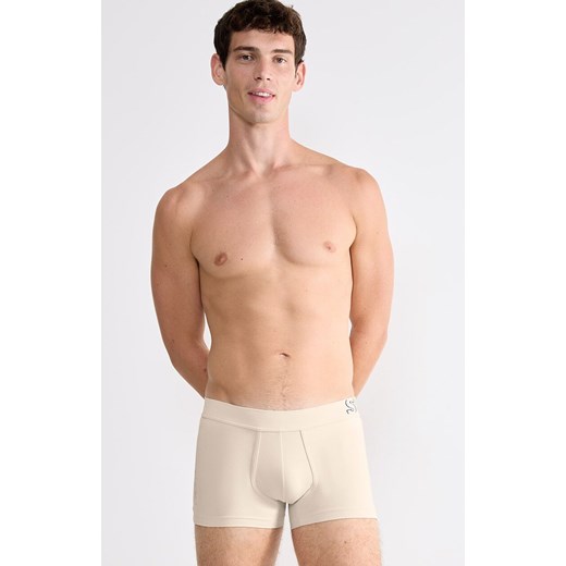 Sloggi bawełniane bokserki męskie Trunks 10215472-3331, Kolor jasnobeżowy, Rozmiar M, Sloggi ze sklepu Intymna w kategorii Majtki męskie - zdjęcie 187344607