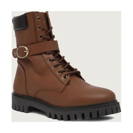 Tommy Hilfiger Skórzane botki ze sklepu Gomez Fashion Store w kategorii Workery damskie - zdjęcie 187344958