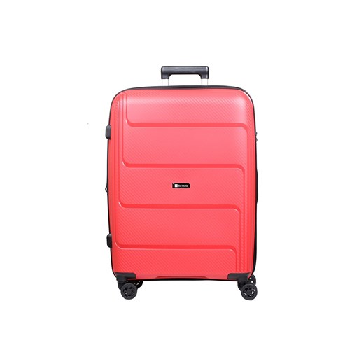 Czerwona duża walizka poszerzana z polipropylenu Hard Class ze sklepu Słoń Torbalski w kategorii Walizki - zdjęcie 187346388