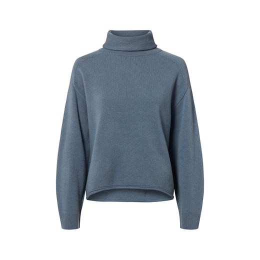 Marc O'Polo Damski sweter z dzianiny z zawartością wełny Kobiety petrol jednolity ze sklepu vangraaf w kategorii Swetry damskie - zdjęcie 187346427