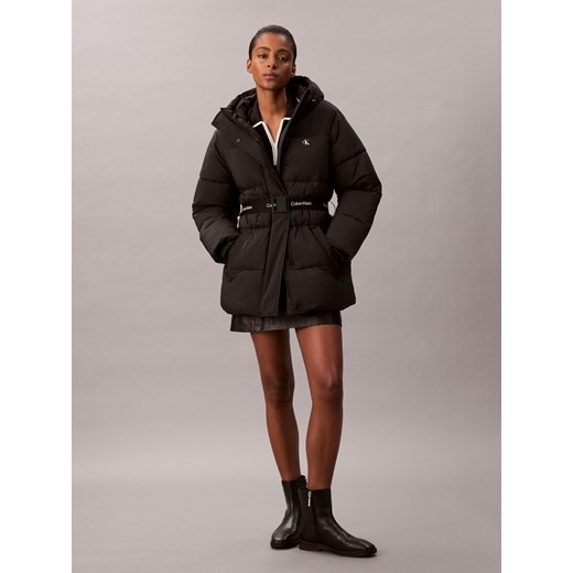 Calvin Klein Jeans Damska kurtka funkcjonalna Kobiety czarny jednolity ze sklepu vangraaf w kategorii Kurtki damskie - zdjęcie 187346457