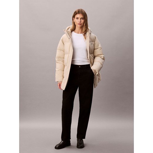 Calvin Klein Jeans Damska kurtka funkcjonalna Kobiety beżowy jednolity ze sklepu vangraaf w kategorii Kurtki damskie - zdjęcie 187346458