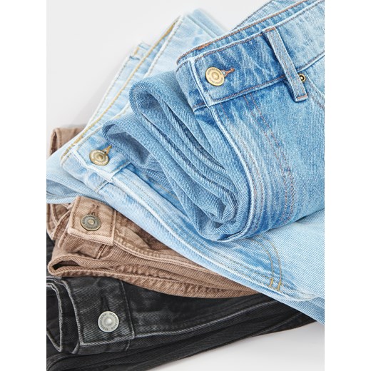 Reserved - Jeansy loose z efektem sprania - brązowy ze sklepu Reserved w kategorii Jeansy męskie - zdjęcie 187346486