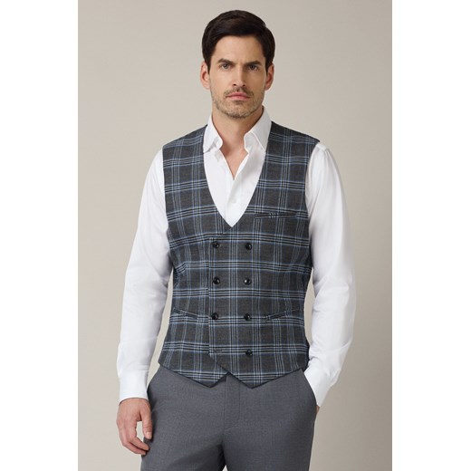 Kamizelka Szara w Kratę Anghiari ze sklepu Lancerto S.A. w kategorii Kamizelki męskie - zdjęcie 187346567