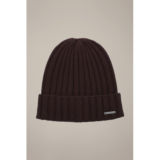 Czapka Ciemnobrązowa Wełniana Sorino ze sklepu Lancerto S.A. w kategorii Dodatki męskie - zdjęcie 187346609