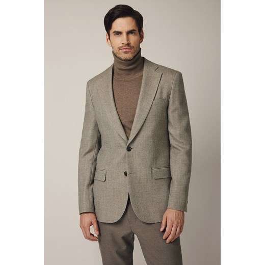 Marynarka Wełniana Beżowa Maratea ze sklepu Lancerto S.A. w kategorii Marynarki męskie - zdjęcie 187346687