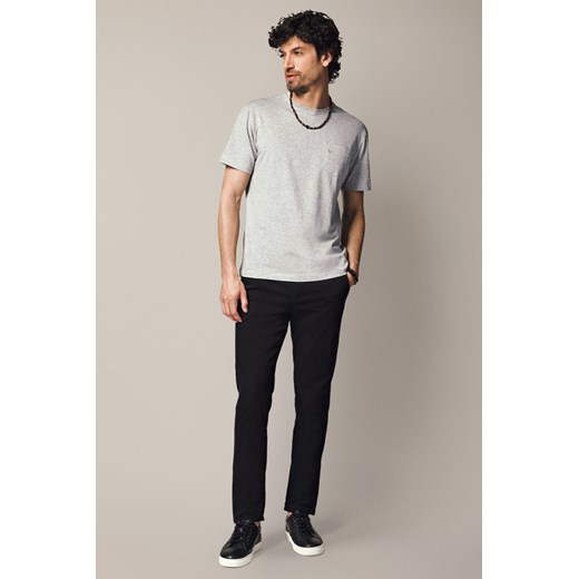 Spodnie Czarne Chino z Bawełną Monaco ze sklepu Lancerto S.A. w kategorii Spodnie męskie - zdjęcie 187346746