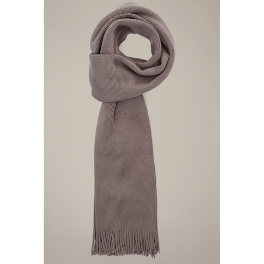 Szal Wełniany Brązowy Unisex ze sklepu Lancerto S.A. w kategorii Dodatki męskie - zdjęcie 187346776