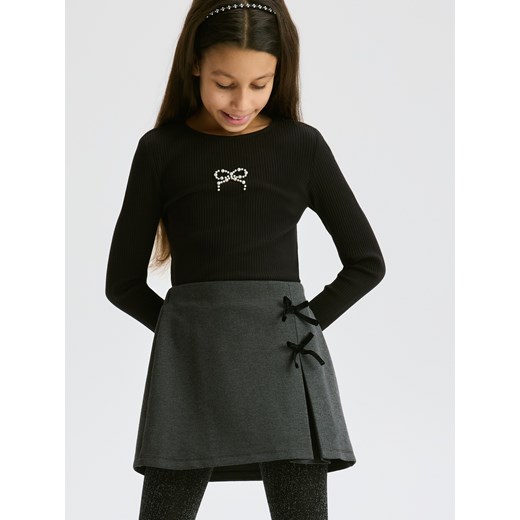 Reserved - Spódnica z szortami - ciemnoszary ze sklepu Reserved w kategorii Spódnice dziewczęce - zdjęcie 187347305