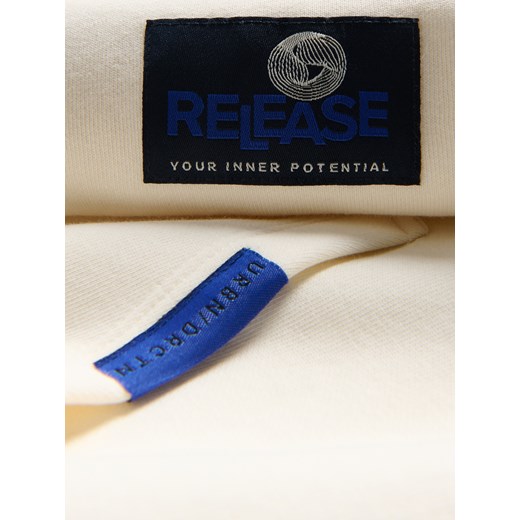 Reserved - Bawełniana bluza z kapturem - złamana biel Reserved 128 (7-8 lat) Reserved