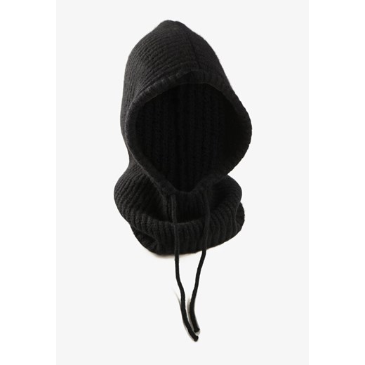Czarna Czapka Balaclava z Wełną i Ściągaczami Linobra ze sklepu renee.pl w kategorii Czapki zimowe damskie - zdjęcie 187347897