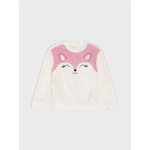 Sinsay - Bluza crewneck z haftem - wielobarwny ze sklepu Sinsay w kategorii Bluzy dziewczęce - zdjęcie 187348329