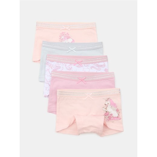 Sinsay - Bawełniane bokserki 5 pack - wielobarwny ze sklepu Sinsay w kategorii Majtki dziecięce - zdjęcie 187348379