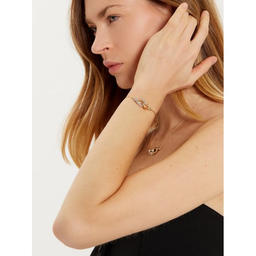 Bransoletka Tory Burch Interlocking Wishbone Bracelet 163709 Złoty ze sklepu eobuwie.pl w kategorii Bransoletki - zdjęcie 187348437