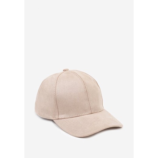 Beżowa Casualowa Czapka z Daszkiem Tuslena ze sklepu renee.pl w kategorii Czapki z daszkiem damskie - zdjęcie 187349307