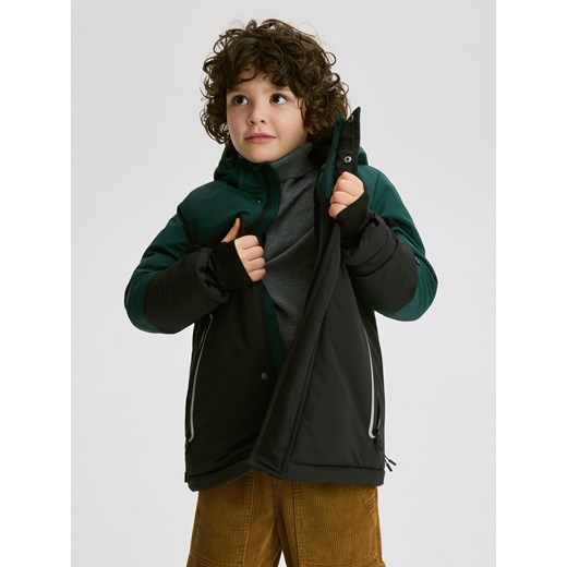 Reserved - Kurtka z kapturem - czarny ze sklepu Reserved w kategorii Kurtki chłopięce - zdjęcie 187349497