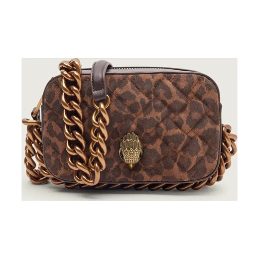 Kurt Geiger Skórzana listonoszka KENSINGTON | zamsz ze sklepu Gomez Fashion Store w kategorii Listonoszki - zdjęcie 187349649