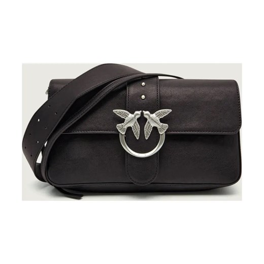 Pinko Skórzana torebka na ramię LOVE ONE SLOUCHY ZIP CLASSIC ze sklepu Gomez Fashion Store w kategorii Listonoszki - zdjęcie 187349669