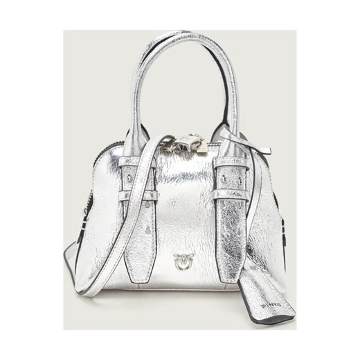 Pinko Skórzana torebka na ramię BOWLING BAG ZIP MINI ze sklepu Gomez Fashion Store w kategorii Kuferki - zdjęcie 187349677
