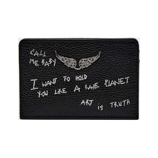 Zadig&Voltaire Skórzane etui na karty PASS ze sklepu Gomez Fashion Store w kategorii Etui - zdjęcie 187349709