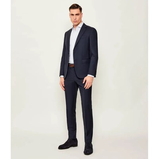 BOSS BLACK Wełniany garnitur H-Huge-2Pcs-253 | Slim Fit ze sklepu Gomez Fashion Store w kategorii Garnitury męskie - zdjęcie 187349746