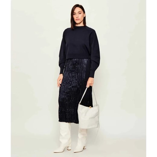 BOSS BLACK Sukienka 2w1 Fioletta ze sklepu Gomez Fashion Store w kategorii Sukienki - zdjęcie 187349747