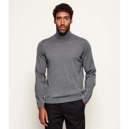 BOSS BLACK Wełniany golf Musso-P | Slim Fit ze sklepu Gomez Fashion Store w kategorii Swetry męskie - zdjęcie 187349768