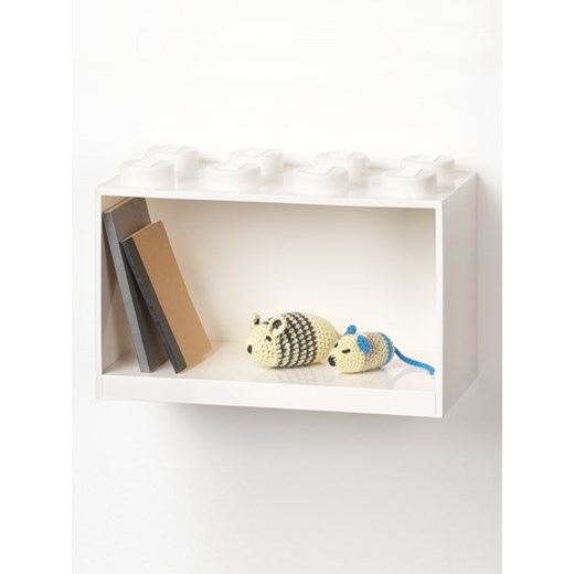 LEGO Regał ścienny &quot;8 Knobs&quot; w kolorze białym - 31,8 x 21,3 x 16 cm ze sklepu Limango Polska w kategorii Meble dziecięce - zdjęcie 187350797