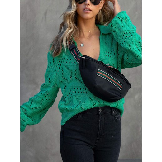 LA Angels Sweter w kolorze zielonym ze sklepu Limango Polska w kategorii Swetry damskie - zdjęcie 187351115