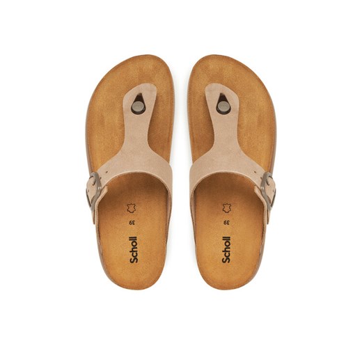 Japonki Scholl F32253 Brązowy ze sklepu eobuwie.pl w kategorii Klapki damskie - zdjęcie 187352195