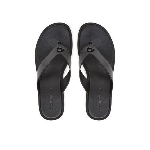 Japonki Coach Sculpted C CAR60 Czarny ze sklepu eobuwie.pl w kategorii Klapki damskie - zdjęcie 187352275