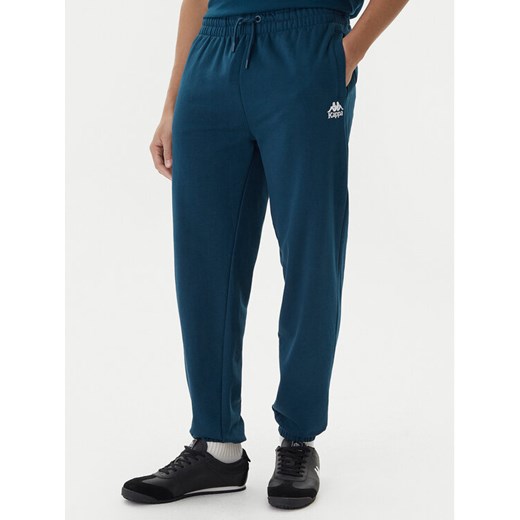 Kappa Spodnie dresowe Gothenburg 331U7EW Granatowy Regular Fit ze sklepu MODIVO w kategorii Spodnie męskie - zdjęcie 187352838