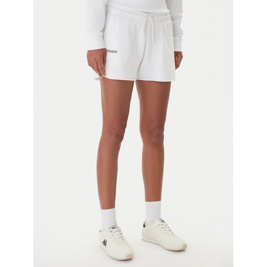 Kappa Szorty sportowe Fefra 351K2RW Biały Regular Fit ze sklepu MODIVO w kategorii Szorty - zdjęcie 187352839