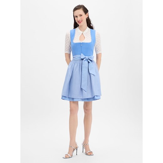 Krüger Dirndl Damski dirndl Kobiety jasnoniebieski jednolity ze sklepu vangraaf w kategorii Sukienki - zdjęcie 187354999