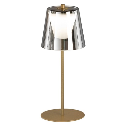 FH Lighting Lampa stołowa LED &quot;Marbella&quot; w kolorze złotym - wys. 35 x Ø 14 cm ze sklepu Limango Polska w kategorii Oświetlenie - zdjęcie 187355297