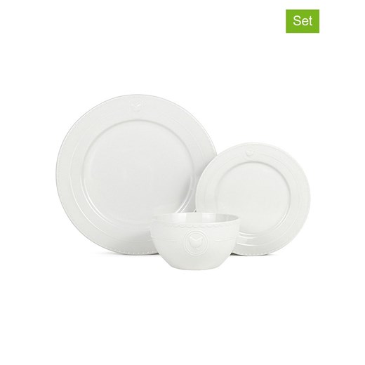 Laguiole 18-częściowy zestaw &quot;Gallus&quot; w kolorze białym ze sklepu Limango Polska w kategorii Naczynia - zdjęcie 187355345