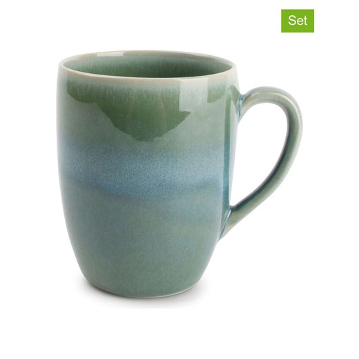 Salt and Pepper Kubki (4 szt.) &quot;Luce&quot; w kolorze zielonym - 350 ml ze sklepu Limango Polska w kategorii Naczynia - zdjęcie 187355728