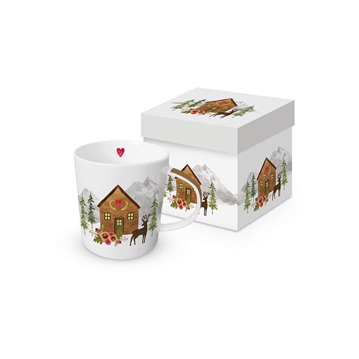 ppd Kubek jumbo w kolorze biało-jasnobrązowym - 400 ml ze sklepu Limango Polska w kategorii Naczynia - zdjęcie 187355729