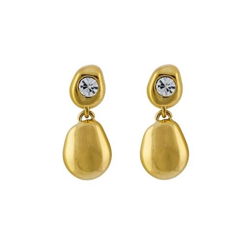 Kolczyki Guess JUBE05 187JW Złoty ze sklepu eobuwie.pl w kategorii Kolczyki - zdjęcie 187356219