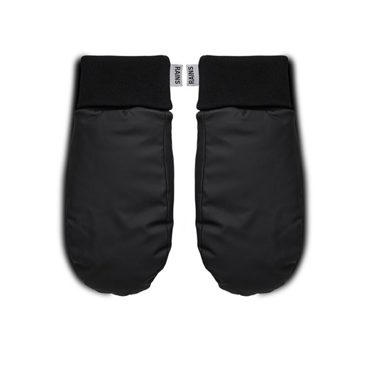 Rękawiczki Rains Alta Puffer Mittens W2T3 16070 Czarny ze sklepu eobuwie.pl w kategorii Rękawiczki damskie - zdjęcie 187356239
