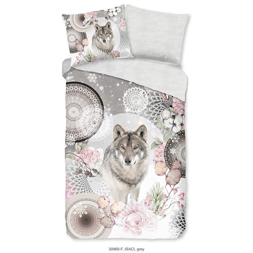 Hip Komplet pościeli flanelowej &quot;Isaci&quot; w kolorze szarym ze sklepu Limango Polska w kategorii Pościele - zdjęcie 187356656