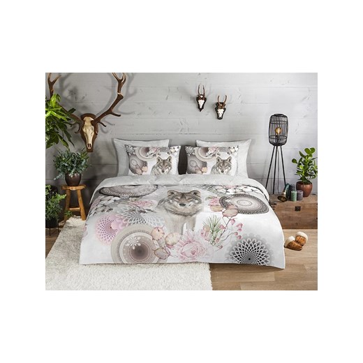 Hip Komplet pościeli flanelowej &quot;Isaci&quot; w kolorze szarym Hip 140x220 cm wyprzedaż Limango Polska