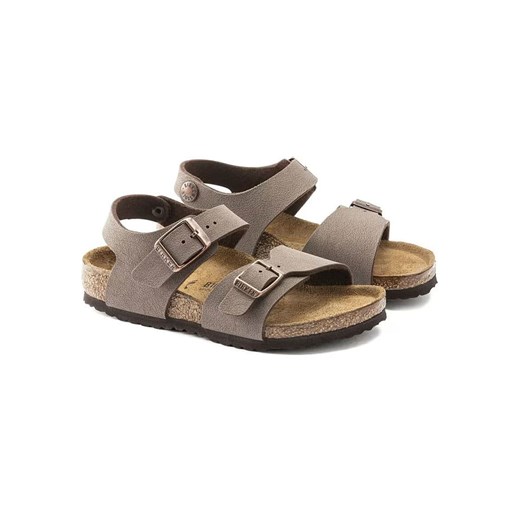 Geox Skórzane sandały &quot;New York&quot; w kolorze beżowym ze sklepu Limango Polska w kategorii Sandały damskie - zdjęcie 187356787