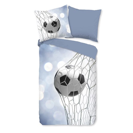 Good Morning Komplet pościeli flanelowej &quot;Tijmen&quot; w kolorze niebieskim ze sklepu Limango Polska w kategorii Pościel dziecięca - zdjęcie 187356849