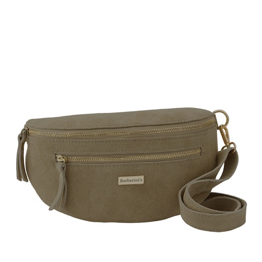 Zamszowa nerka damska Barberinis - Beżowa ze sklepu Barberinis w kategorii Nerki - zdjęcie 187357737