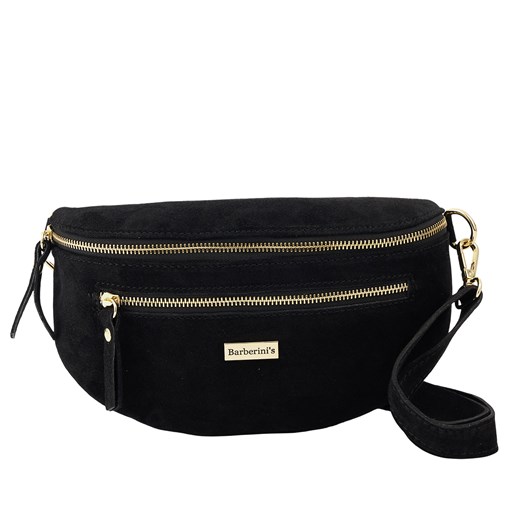 Zamszowa nerka damska Barberinis - Czarna ze sklepu Barberinis w kategorii Nerki - zdjęcie 187357755