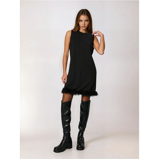 Sinsay - Sukienka mini - czarny Sinsay XL Sinsay