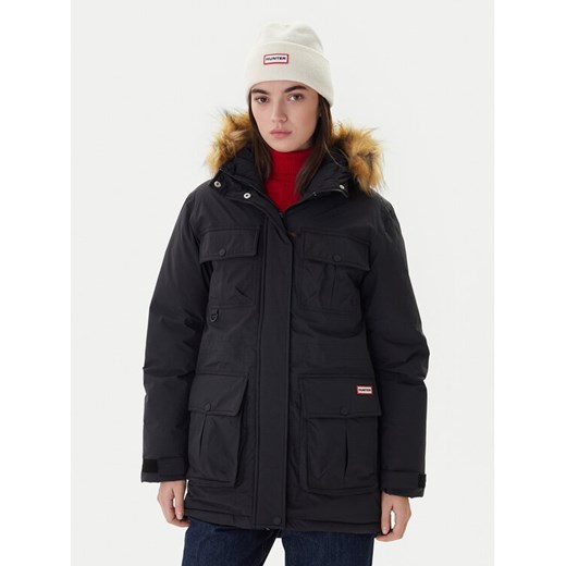 Hunter Parka Glyder HARW0014252 Czarny Regular Fit ze sklepu MODIVO w kategorii Parki damskie - zdjęcie 187359399