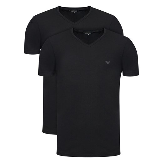 Emporio Armani Underwear Komplet t-shirtów EM000392 AF14132 MC005 Czarny Regular Fit ze sklepu MODIVO w kategorii T-shirty męskie - zdjęcie 187359478