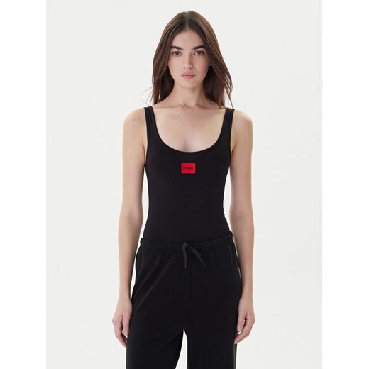 Hugo Body Red Label 50486017 Czarny Slim Fit ze sklepu MODIVO w kategorii Bluzki damskie - zdjęcie 187359548